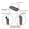 Pipita WindProof Cigar Lighter 3 Jet Blue Blame Butane Torch Jet Lighter Refillable Metal Tabertette Lighter with Punch Cutter247N9974575