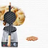 Бесплатная Доставка Коммерческий Электрический Пузырь Waffle Железный Станок Машина Китайский Гонконг Eggettes Словочный яйцо Торт Торт Духовка