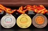 Aangepaste metalen mode gouden zilveren bronzen medailles medailles match kampioenschap sport atletische medailles 65 mm diameter301L
