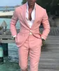 2 peças calças de casaco Tuxedos Summer Beach Men Suit