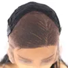 Cabelo de trança 13x6 Lace Front peruca penteados