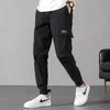 Peach Skin Velvet Thin Handsome Multi-pocket Men's Trousers 2020 New Men's Overalls Khaki Large Size Work Pants Mens Cargo Pants