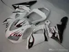 ZXMotor 7Gifts Fairing Kit voor Yamaha R1 1998 1999 Witte Black Fackings YZF R1 98 99 ER46