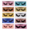 FreeShipping ePacket New Real 3D Mink Eyelashes Mink Lashes False Eyelashes Soft Natural Short Thick Fake Eyelash Eyelashes Extension 666