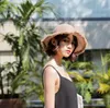 Fashion-211 New Korean version of the eaves fur side outing summer sunshade fishhat Beach Hat tide