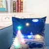 LED 빛 빛나는 베개 케이스 리넨 베개 커버 쿠션 커버 크리스마스 XMAS Pillowcase 홈 소파 자동차 장식 WX9-1506