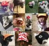Köpek Şapka Kulak Delik Ile Yaz Tuval Beyzbol Şapkası Küçük Pet Köpek Açık Aksesuarları Yürüyüş Için Pet Ürünleri 11 Stilleri Ücr ...