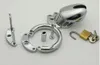 Stainless steel male chastity clasp BDSM male sex toy sex slave penis lock cage