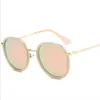 YJN012 mais novo Forma Oval Bonita óculos de marca Designer Adorável Multicolor Hot Moda óculos de sol Mulheres Homens Eyewear