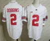 American College Football Wear 2019 Ohio State Buckeyes #15 Elliott 3 Michael Thomas 24 Malik Hooker 25 Mike Weber Jr. 21 Parris Campbell White Red Black Jersey