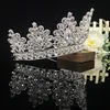 Nuevos cristales de lujo Coronas nupciales Tiaras Diadema Joyas de boda Fiesta de cumpleaños Princesa Corona Decoraciones para el cabello Joya Novias Jewelr1421289