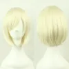 Storlek: Justerbar Välj färg och stil 1pc Syntetiska kvinnor Korta Straight Cosplay Paryk Cosplay Party Anime Wig USA