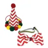 ペットの帽子犬の帽子と犬の蝶ネクタイのための誕生日クリスマスのヘアアクセサリーブティック犬猫の帽子のペットアクセサリー