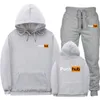 Fleece Hoodie och Sweatpants Passar Män / Kvinnor Streetwear Roliga sweatshirts och byxor Tracksuit Sport kostym