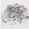 100pcs/Lot Vintage Big Hole Beads Soreds European Tharms Fit Pandora Charms Bracelet DIY Metal Metal Making