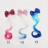 Extensions de cheveux bouclés perruque pour les filles d'enfants Ponytails Clips Bows cheveux Princesse Bobby Pins épingles à cheveux Accessoires cheveux 023