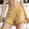Fashion Exercise Running Shorts Pure Color Stretch Waist Yoga Short Pants Beach Hot Trousers Of Lady Sports Wear 23cd E19