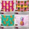 serviettes de bain à l'ananas