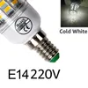 LED مصباح 10PC / LOT LED ضوء LED لمبة 220V 48/56 / 69LEDs الذرة ضوء مصلحة الارصاد الجوية 5730 Lampada لا الرجفة الخفيفة للديكور المنزل.