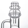 Quartz Banger Quartz ball and socket nail with clear glass carb cap good sealing for Glass Bong water pipes dab rigs