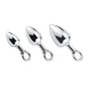 Anal Hook Butt Plugs Set 5pcs set Metal Stainless Steel Anal Hook Delay Ring A094