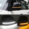 Auto zijaanzicht Mirror LED Turn Signal Lamp DRL overdag hardlooplicht voor Nissan Patrol Armada Y62 2016 2017 2018 2019