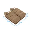 Tattico Mag G36 Doppio Magazine Pouch Airsoft Gear Molle Bag Vest Camouflage FAST Cartucce Clip Munizioni Carrier Munizioni Holder NO11-559