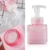 1pc plast Klar flytande skumning Refillerbar flaskor Froth Pump Soap Dispenser Shampoo Lotion Botten med lockbehållare 250ml