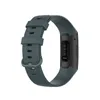 من أجل Fitbit Charge 3 4 SE 3SE 4SE سيليكون أشرطة الأشرطة الرسمية سيليكون معصمه الرياضة الذكية العصابات اكسسوارات معصمه سوار تنفس