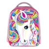 Student Cartoon Einhorn Rucksack 15 Design Benutzerdefinierte 3D Mädchen Schultasche Hochwertige Student Rucksäcke Mädchen Regenbogen Einhorn Reißverschlusstaschen 06