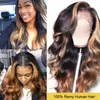 Ombre Blonde 13x4 Lace Human Hair Wigs 130% 150% Density Lace Wigs Brazilian Body Wave Lace Front Wig