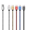 Cordon de chargement rapide câbles Micro usb de type c 1m 2m 3m câble tressé plus épais pour samsung s8 s9 s10 note 10 htc lg téléphone android