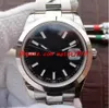 Luxury Watch Mens 116400 116300 Perpetual Blue Dial Green Crystal Watch Minze 40 mm Automatik Mode Herren Wat307s