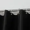 Rideaux de douche imperméables Rideaux de salle de bain en polyester 180x180cm Rideau de douche noir et blanc Grands rideaux de douche imperméables BH1727 TQQ