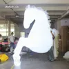 Lighting Inflatable Horse Costume 3m Adult Controlled Walking Blow Up Animal Mascot LED Horse Suit For Circus Parade Show