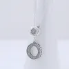 Nova venda quente de alta qualidade marca s925 prata colar jóias colar deslizante vem com caixa conjunto adequado para casais gift8399156