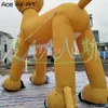 Nouveau style Logo libre de Noël Mascotte des animaux gonflables Rendeurs debout avec 4 jambes pour décoration de fête