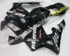 Capot personnalisé pour Honda CBR600RR F5 2003 2004 600RR CBR600 CBR 03 04 Kit de carénage de moto noir (moulage par injection)