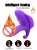 Culotte portable gode vibrateurs télécommande vibrateur femme Masturbation chauffage papillon vibrant adulte Sex Toy J2329