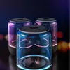 Draagbare Draadloze Bluetooth-luidspreker Mini Kleurrijke Licht Draagbare Muziek Geluidsdoos Handsfree Outdoor Bass Subwoofer Speaker