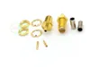 100pcs Gold plated RP SMA Female Crimp Connector for Coaxial RG316 RG174 cable