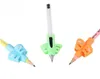 Children Kids Students Pencil Grip Holder Tools Silicone Two Finger Ergonomic Posture Correction Tools Writing Aid Grip