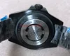 Sıcak lüks erkek saatler 44mm 116600 126600 116660 126660 deniz-sakin tam balck bilezik seramik çerçeve Safir Otomatik Hareket Erkekler Spor