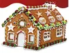 New Bar 3D Gingerbread House Social Stains Steel Scenario Cookie Couters Stet Biscuit Mold Morn