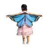 Newly Design Butterfly Wings Pashmina Shawl Kids Boys Girls Costume Accessory GB447
