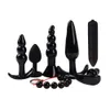 Neue 7 teile/satz Anal Plug Vibrator Sex Spielzeug für Frau Anal Dildo Butt Plug Anal Perlen Prostata-massagegerät Sex Produkte für Frau Homosexuell C18112801