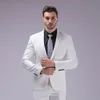 High Quality One Button light Brown Groom Tuxedos Notch Lapel Groomsmen Men Wedding Suits Bridegroom (Jacket+Pants+Vest)