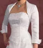 3/4 manica taffettà da sposa bolero da sposa giacche a maniche lunghe madre delle spose giacche capo avvolge accessorio da sposa2288