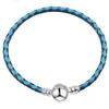 Livraison directe 9 couleurs en cuir chaîne bracelets porte-bonheur avec bricolage fin bracelet pour femme cadeau