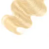 Braziliaans maagdelijk haar Body Wave-bundels met sluiting met babyhaar 613 blond 3 stuks 100 echt haar geweven bundels met 44 kant Cl9628944